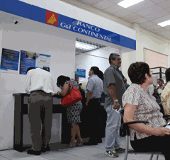 Banco ubicado en el RPRH